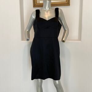 Sean John Structed  Satin Black Dress Size 14